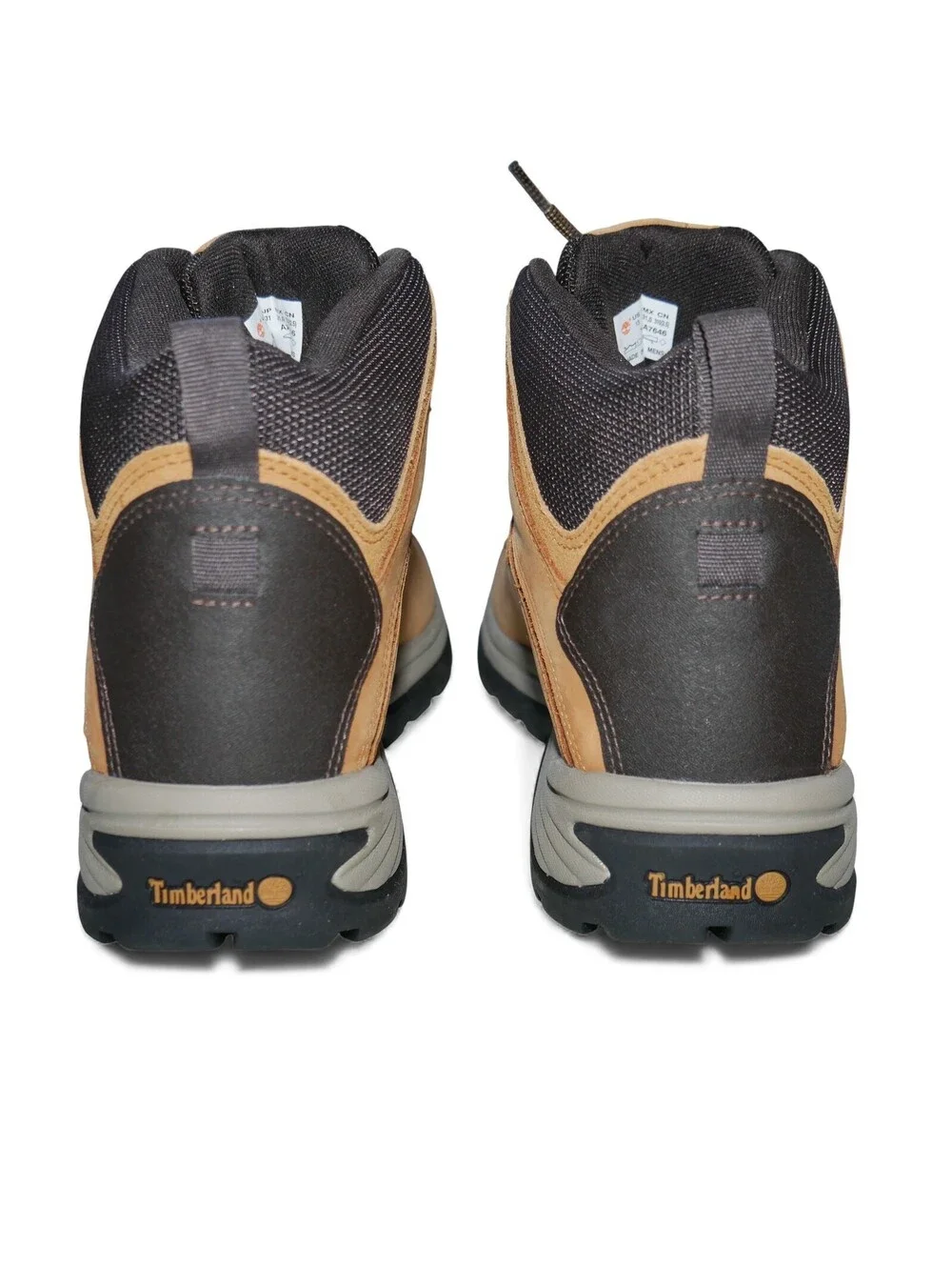 NEW Timberland Mens Size 13 Waterproof Hiking Boots Wheat Nubuck White Ledge